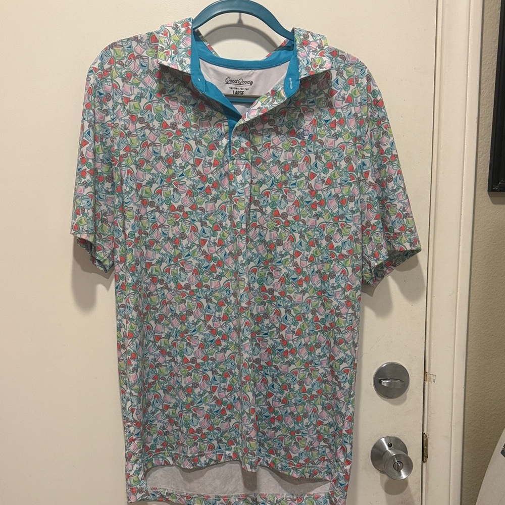 Men's Multicolor Golf Shirt